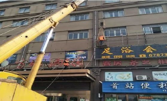 龙南安装较高的门店招牌有什么好的方法？